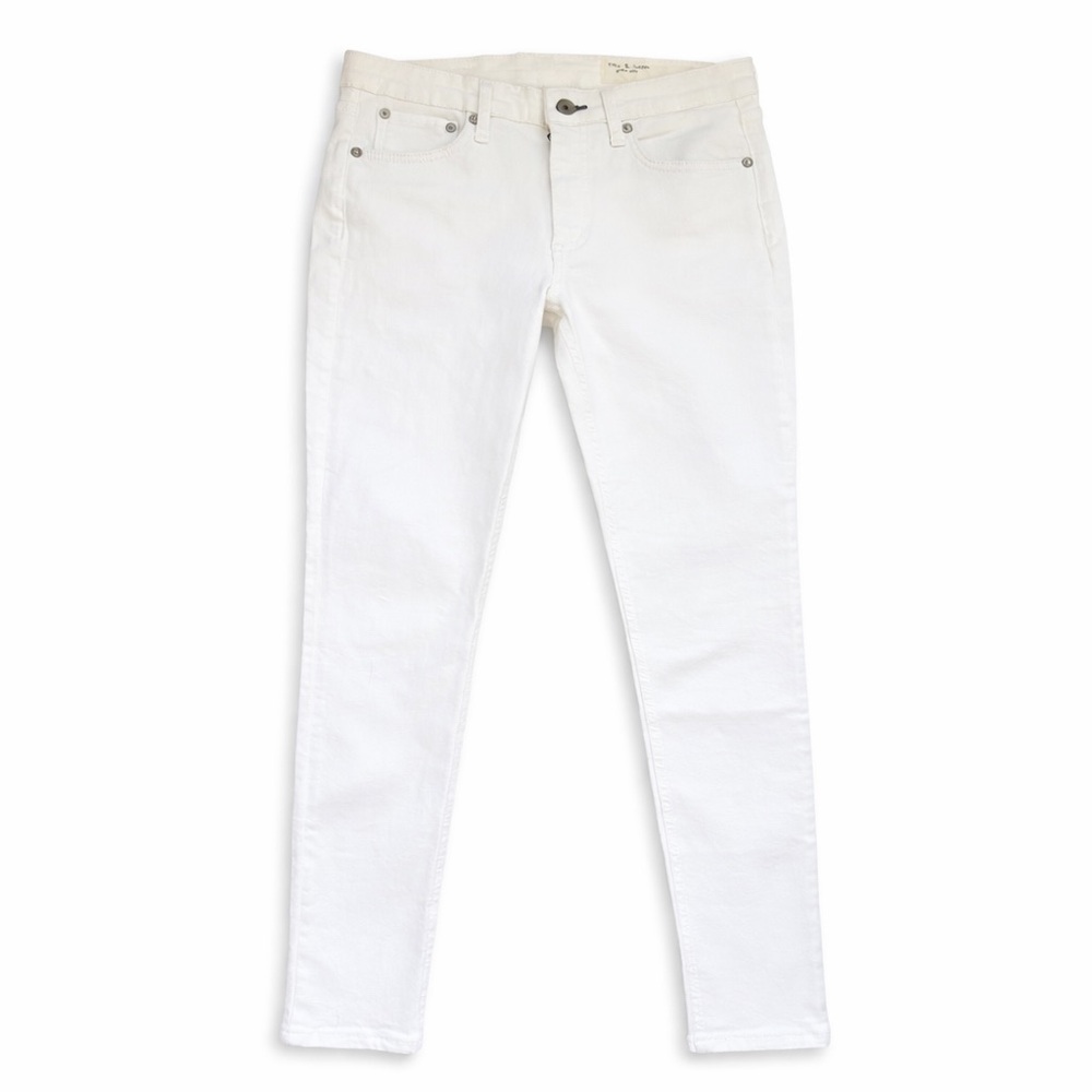 rag & bone White Skinny Jeans